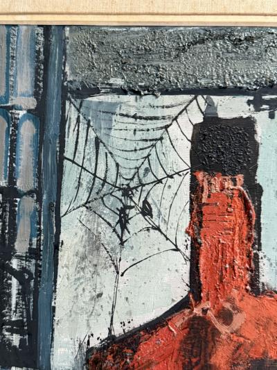 Bernard Buffet MID CENTURY ABSTRACT STILL LIFE IN THE MANNER OF BERNARD BUFFET