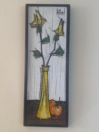 Bernard Buffet MODERNIST STILL LIFE IN THE MANNER OF BERNARD BUFFET