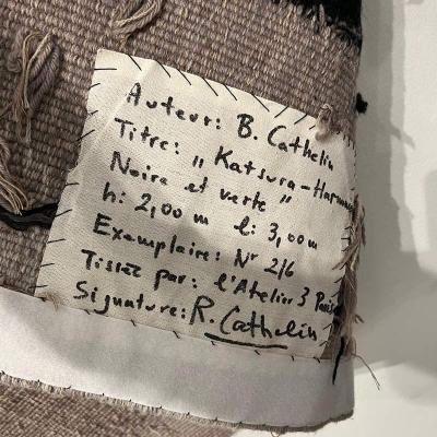 Bernard Cathelin Katsura Harmonie noire et verte