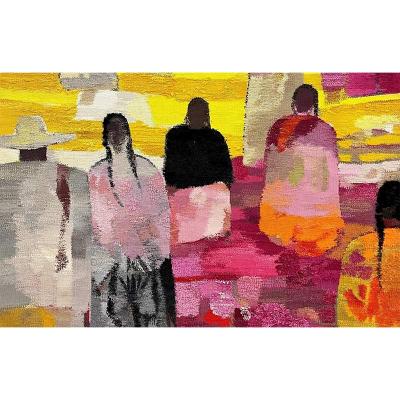 Bernard Cathelin La f te mexicaine