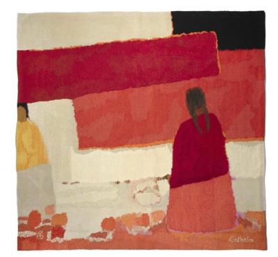 Bernard Cathelin Les Deux Indiennes