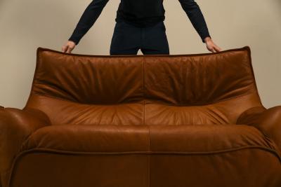 Bernard Govin Two Seater Sofa Model Satan By Bernard Govin For Ligne Roset France 1970s