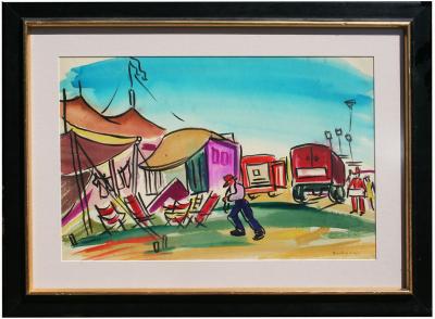 Bernard James Von Eichman Circus Scene