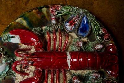 Bernard Palissy Majolica Palissy Style Plate