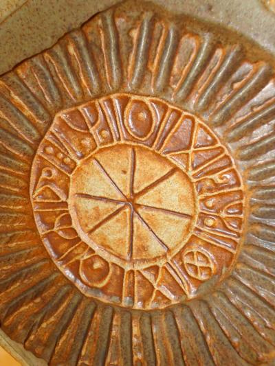 Bernard Rooke Cast Ceramic Studio Floor Lamp by Bernard Rooke British Ceramicist 1973