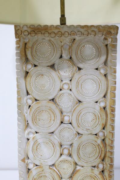 Bernard Rooke Ceramic Lamp Detailed Design Style of Bernard Rooke