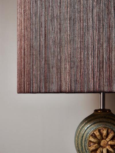 Bernard Rooke Monumental Brutalist Ceramic Table Lamp by Bernard Rooke England 1970s