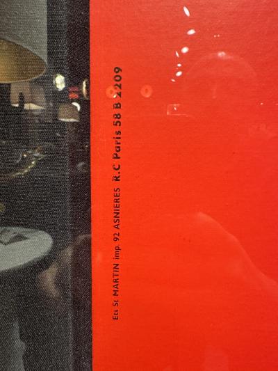 Bernard Villemot Framed Perrier Poster by Bernard Villemot