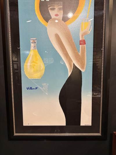 Bernard Villemot Orangina Poster by Bernard Villemot