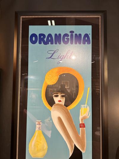 Bernard Villemot Orangina Poster by Bernard Villemot