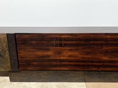Bernardo Figueiredo Bernardo Figueiredo and Sergio Rodrigues Brutalist Credenza