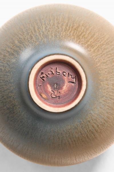 Berndt Friberg Scandinavian Modern Ceramic Vase by Berndt Friberg 1954