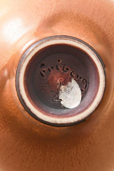 Berndt Friberg Scandinavian Modern Ceramic Vase by Berndt Friberg 1958