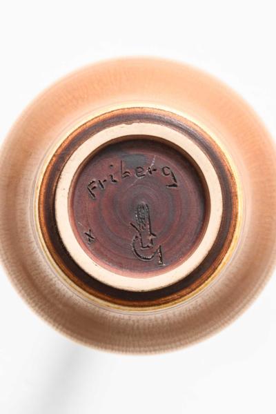 Berndt Friberg Scandinavian Modern Vase in Ceramic by Berndt Friberg 1953