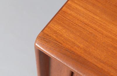 Bernhard Pedersen Son Bernhard Pedersen Danish Modern Tambour Door Teak Credenza