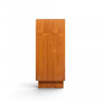 Bernhard Pedersen Son Bernhard Pedersen Mid Century Danish Teak Tambour Armoire Dresser