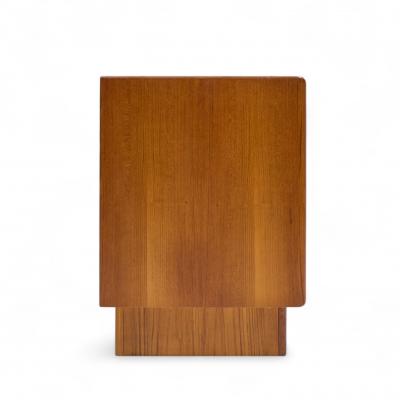 Bernhard Pedersen Son Bernhard Pedersen S n Mid Century Danish Teak Tambour Door Sideboard Credenza