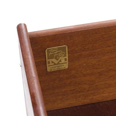 Bernhard Pedersen Son Bernhard Pedersen Son MCM Danish Modern Teak Tambour Door Sideboard Credenza