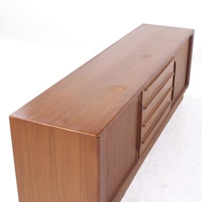 Bernhard Pedersen Son Bernhard Pedersen Son MCM Danish Modern Teak Tambour Door Sideboard Credenza