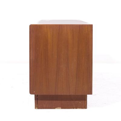 Bernhard Pedersen Son Bernhard Pedersen Son MCM Danish Modern Teak Tambour Door Sideboard Credenza