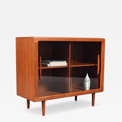 Bernhard Pedersen Son Bernhard Pedersen and Son Teak Glass Bookcase Credenza