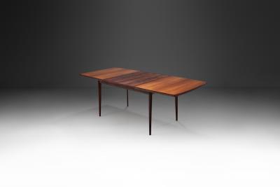 Bernhard Pedersen Son Exotic Wood Extendable Dining Table by Bernhard Pedersen S n Denmark 1960s