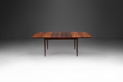 Bernhard Pedersen Son Exotic Wood Extendable Dining Table by Bernhard Pedersen S n Denmark 1960s
