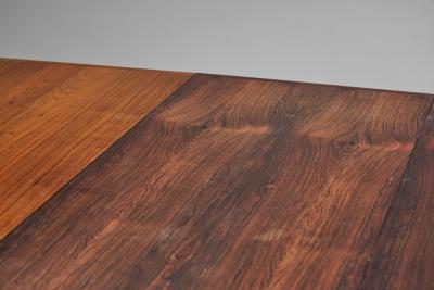 Bernhard Pedersen Son Exotic Wood Extendable Dining Table by Bernhard Pedersen S n Denmark 1960s