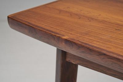 Bernhard Pedersen Son Exotic Wood Extendable Dining Table by Bernhard Pedersen S n Denmark 1960s