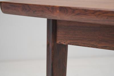 Bernhard Pedersen Son Exotic Wood Extendable Dining Table by Bernhard Pedersen S n Denmark 1960s