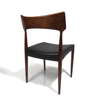 Bernhard Pedersen Son Four Bernhart Pedersen Danish Rosewood Dining Chairs