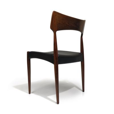 Bernhard Pedersen Son Four Bernhart Pedersen Danish Rosewood Dining Chairs