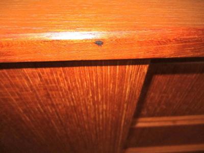 Bernhard Pedersen Son Lovely Teak Danish Credenza with Floating Hutch Room Divider Unusual Legs