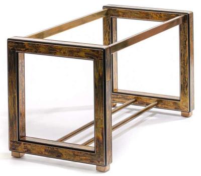 Bernhard Rohne Bernhard Rohne for Mastercraft Mid Century Modern Acid Etched Dining Table