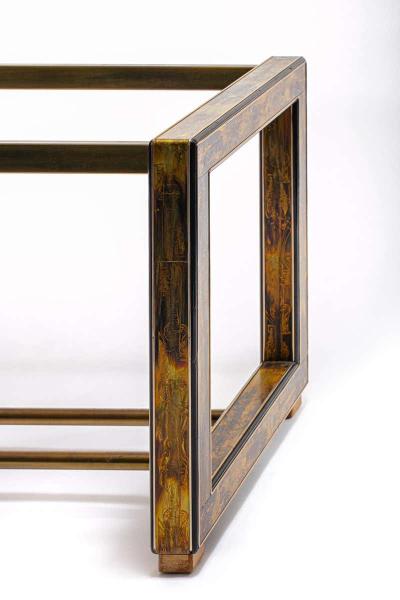 Bernhard Rohne Bernhard Rohne for Mastercraft Mid Century Modern Acid Etched Dining Table