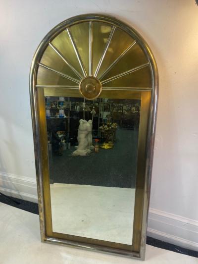 Bernhard Rohne MONUMENTAL METAL MIRROR BY BERNHARD ROHNE FOR MASTERCRAFT