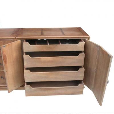 Bernhard Rohne Mid Century Mastercraft Sideboard Designed by Bernhard Rohne