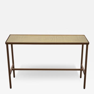 Bernhard Rohne Rare Early Enrique Barbara Parker Custom Made Console Table Signed 1965