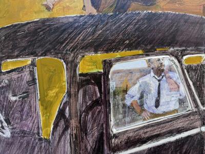 Bernie Fuchs Psychological State Family Argument Matisse Like Illustration