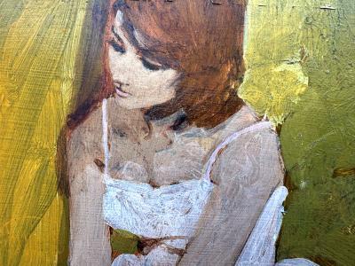 Bernie Fuchs Psychological State Family Argument Matisse Like Illustration