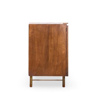 Bert England Bert England Mid Century Marble Top Credenza