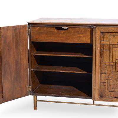 Bert England Bert England Mid Century Marble Top Credenza