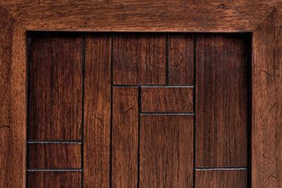 Bert England Walnut and Brass Credenza 1970