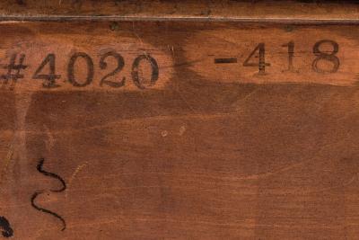 Bert England Walnut and Brass Credenza 1970