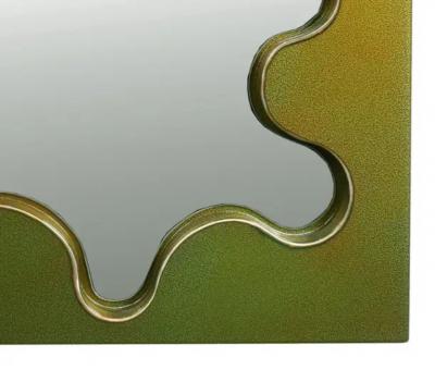 Bert Furnari Bert Furnari Studio Free Form Abstract Wall Mirror in Powder Coated Aluminum