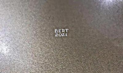 Bert Furnari Bert Furnari Studio Free Form Abstract Wall Mirror in Powder Coated Aluminum