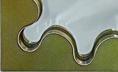 Bert Furnari Bert Furnari Studio Free Form Abstract Wall Mirror in Powder Coated Aluminum