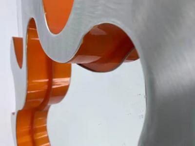 Bert Furnari Bert Furnari Studio Free Form Abstract Wall Mirror in Powder Coated Aluminum