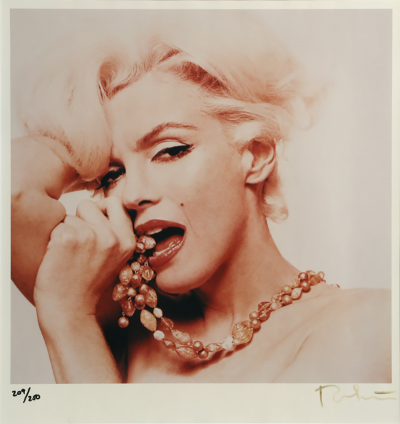 Bert Stern Marilyn Biting Thumb from The Last Sitting