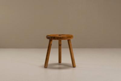 Bertel Gardberg Bertel Gardberg stool model Sauna in pine for Villa Joukhi Finland 1950s